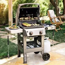Газовый гриль Weber Spirit II Е-210 GBS, 2 горелки, чёрный