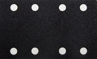 Лист шлиф. универс. URAGAN ″Оптимал. для тверд. пород дерева″ 8 отв. по линии, на липучке, для ПШМ, P40, 80х133мм, 50шт