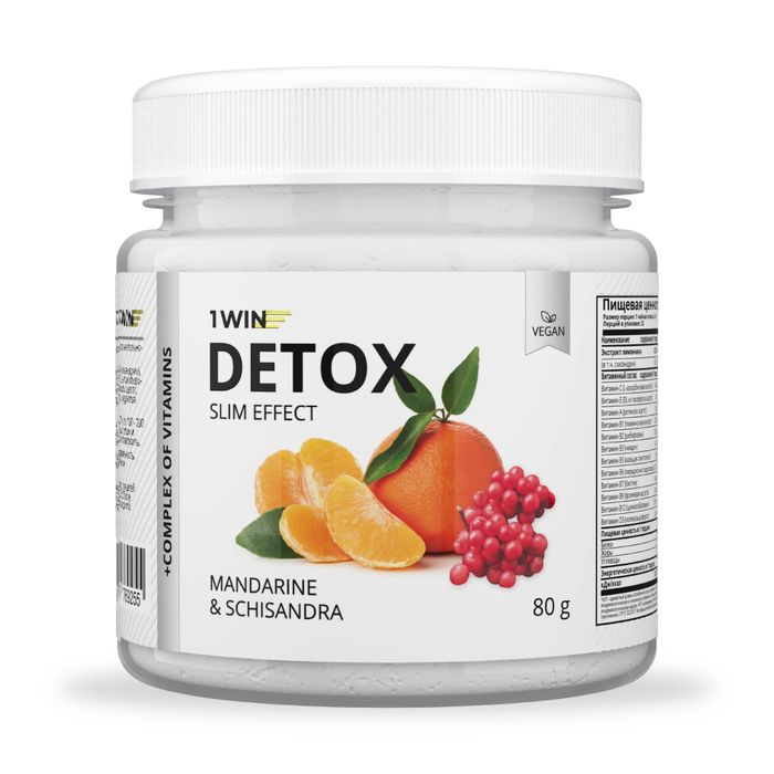 Детокс &quot;Мандарин&quot;, Detox Mandarine + Schisandra, 1Win, 80 г