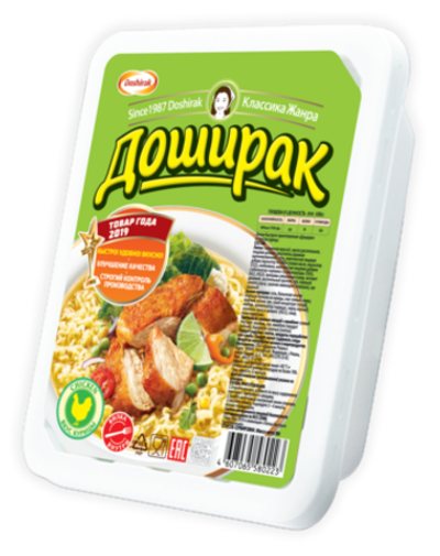 Лапша быстрого приготовления со вкусом Курицы, Доширак, 90 г