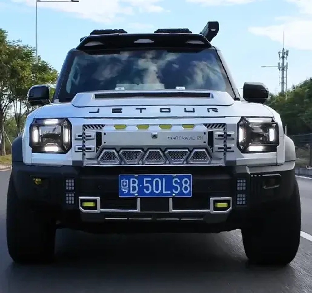 Обвес для Jetour Traveller T2 Джетур Решетка радиатора Накладка на передние фары Капот Люстра на крышу Маркиза