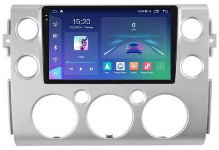 Магнитола для Toyota FJ Cruiser 2005-2022 - Parafar PF412U2K на Android 13, QLED+2K, ТОП процессор, 8Гб+128Гб, CarPlay, 4G SIM-слот