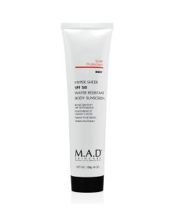 M.A.D. HYPER SHEER SPF50 WATER RESISTANT BODY SUNSCREEN SPF50 Лосьон для тела водоотталкивающий защитный SPF50