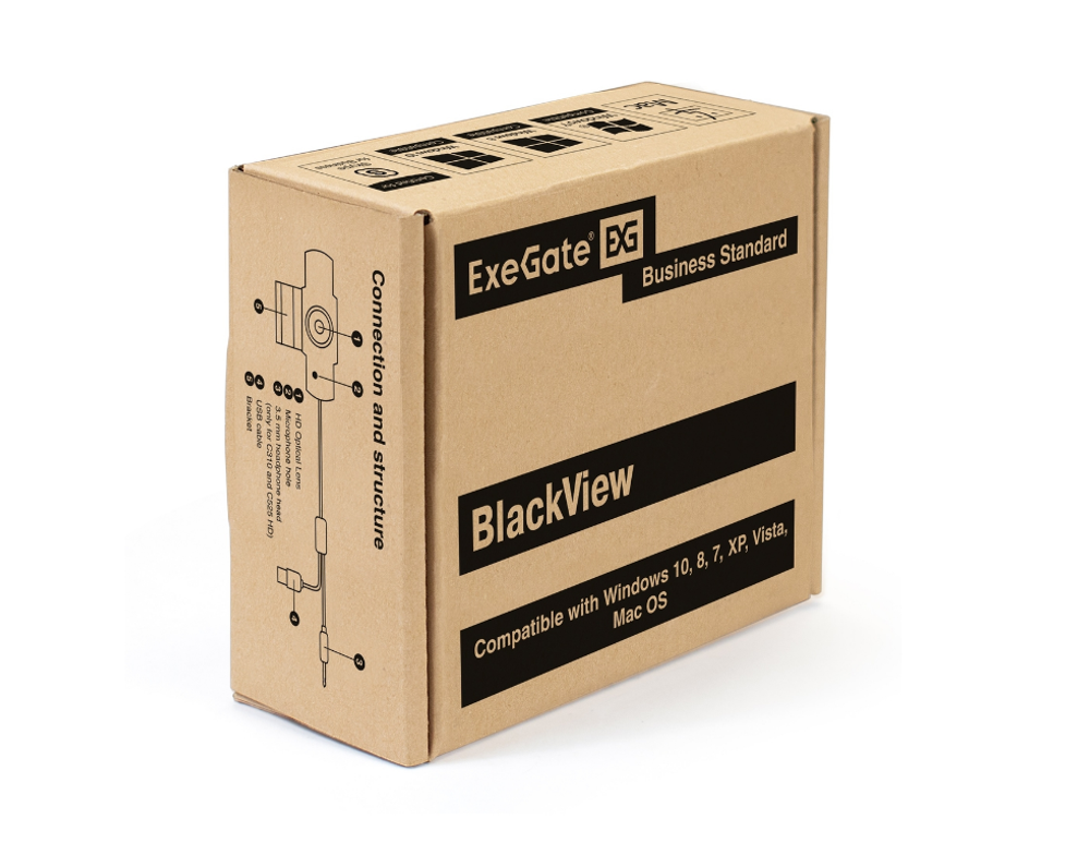Web камера Exegate BlackView C525 (EX287385RUS)