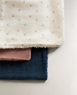 ZARA HOME МАЛЬНЬКИЕ ДЕТСКИЕ ПОЛОТЕНЦА (3 ШТ.), ЭКРЮ