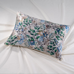 Наволочка 50x70 Mollen Таинственный лес жемчужно-белая хлопковая