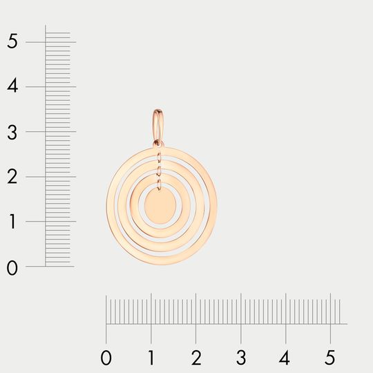 Подвеска золотая
