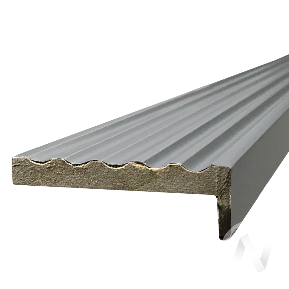 Наличник телескоп. (фрезерованный; 80*10*2150; серый софт)