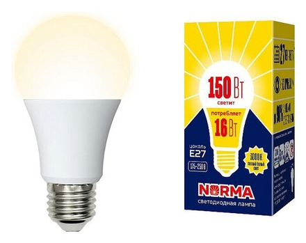 Лампа светодиодная Volpe  E27 16Вт 3000K UL-00004027