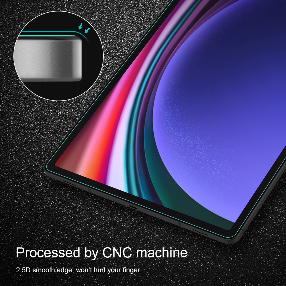 Антибликовое закаленное стекло от Nillkin для планшета Samsung Galaxy Tab S9+ и S9 FE+, толщина 0,3мм, серия Anti-Explosion Glass Screen Protector