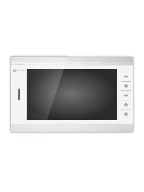 Видеодомофон Optimus VM-10.1 (Белый/Серебро)