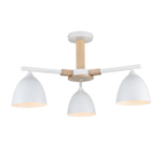 8095/3C MODERNI LN25 268 белый/белый металл, дерево/металл Люстра потолочная Е27 3*60W 220V COLANGE