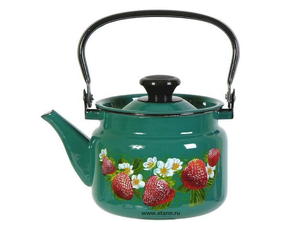 Чайник 2л с рисунком, цвет в ассортименте 21552