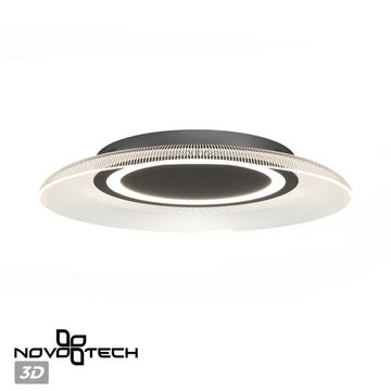 Светильник накладной диммируемый со сменой цветовой температуры 359190 чёрный Welle Novotech