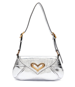 Кожаная сумка через плечо Pinko - серебряный(103763 A1VB)