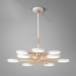 Люстра на штанге TURNA DBL L12 White