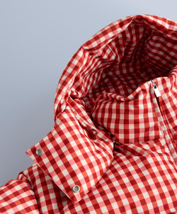 Oysho Легкий водонепроницаемый короткий пуховик Minardi Piume SKI, ярко-оранжевый