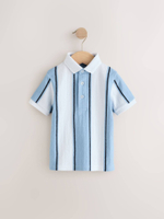 Поло для мальчика Next AJ4-748, Голубой, Белый