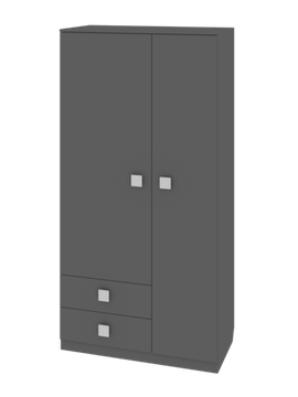 Шкаф НОВА-ЛАВОРО-1 /1000*2000*503/ левый дуб сонома / белый