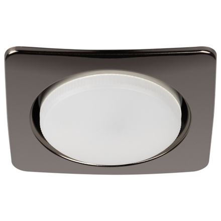 Светильник встраиваемый ЭРА KL71 BK /1 (к) под лампу GX53 черный металл термокольцо в комплекте