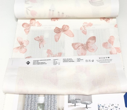 Ткань рогожка Anka Symfony of Colors Print Rex 106 арт. Universal 13 col. 1124 (высота 295 см)