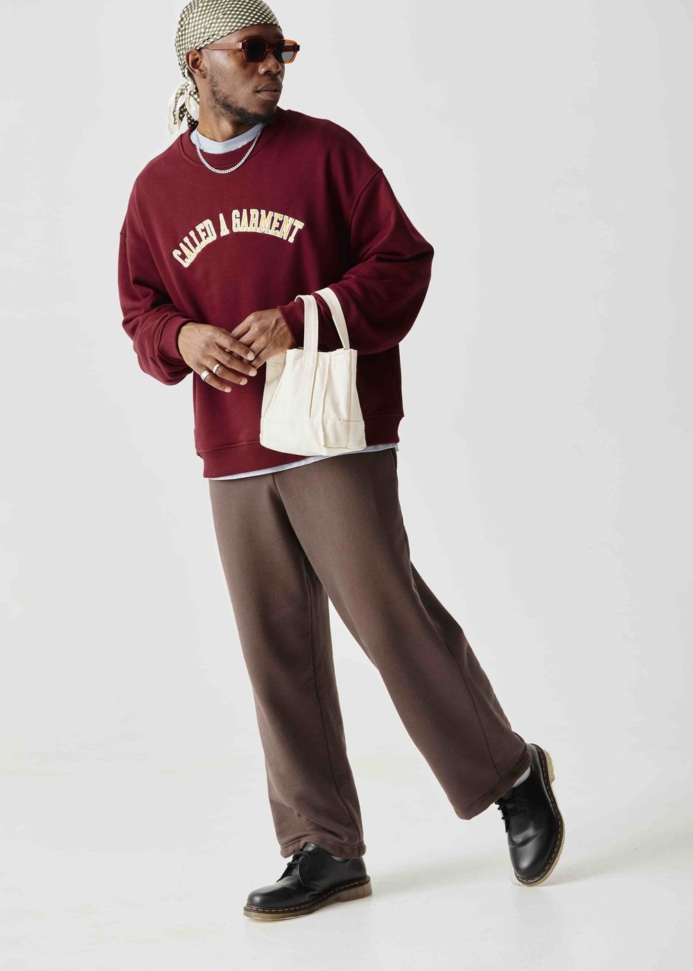 Толстовка Called a Garment College вишневая