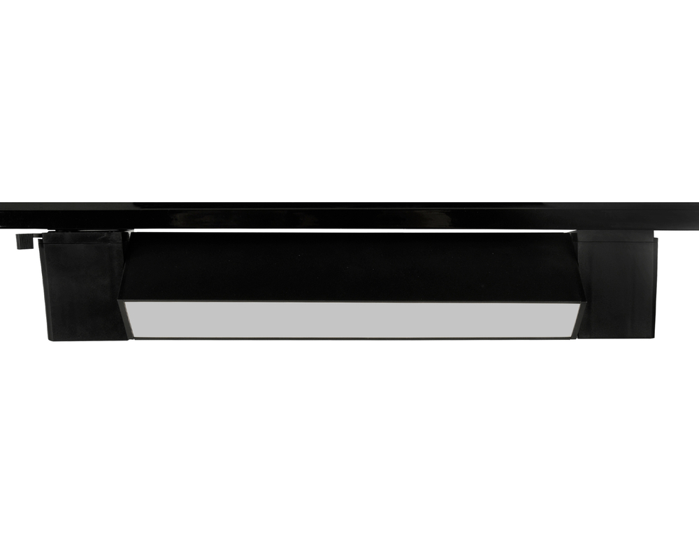 Трековый однофазный светодиодный светильник GL6661 BK черный LED 12W 4200K