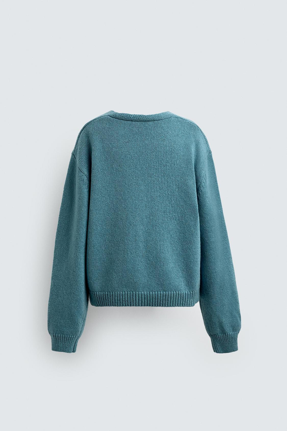 ZARA Х DISNEY ЖАККАРДОВЫЙ КАРДИГАН С ФИГАРО, СИНИЙ