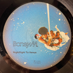 Винтажная виниловая пластинка LP Boney M. Бони М Nightflight To Venus (Германия 1978)