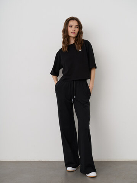 Футболка укороченная женская