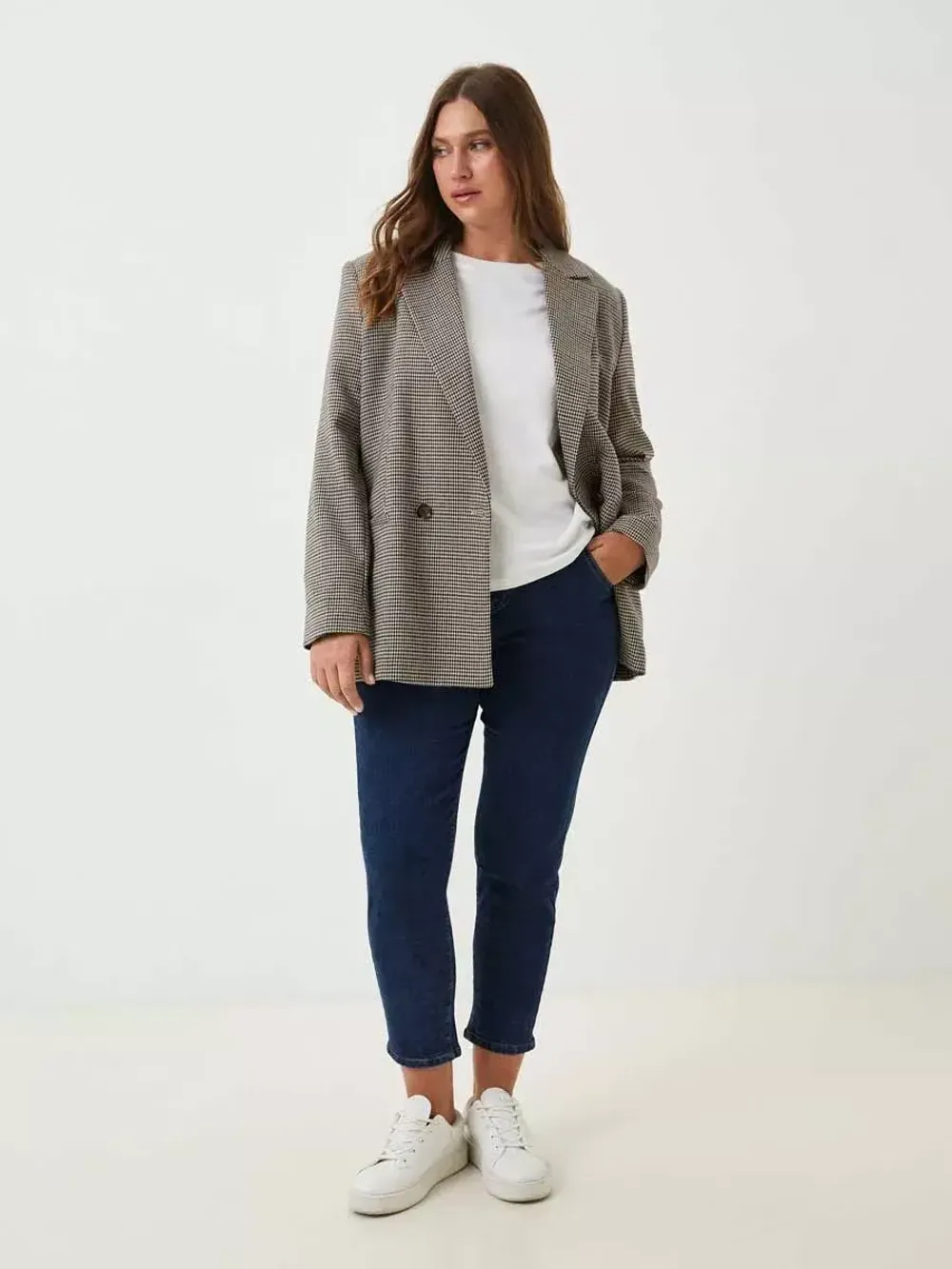 Джинсы утепленные больших размеров