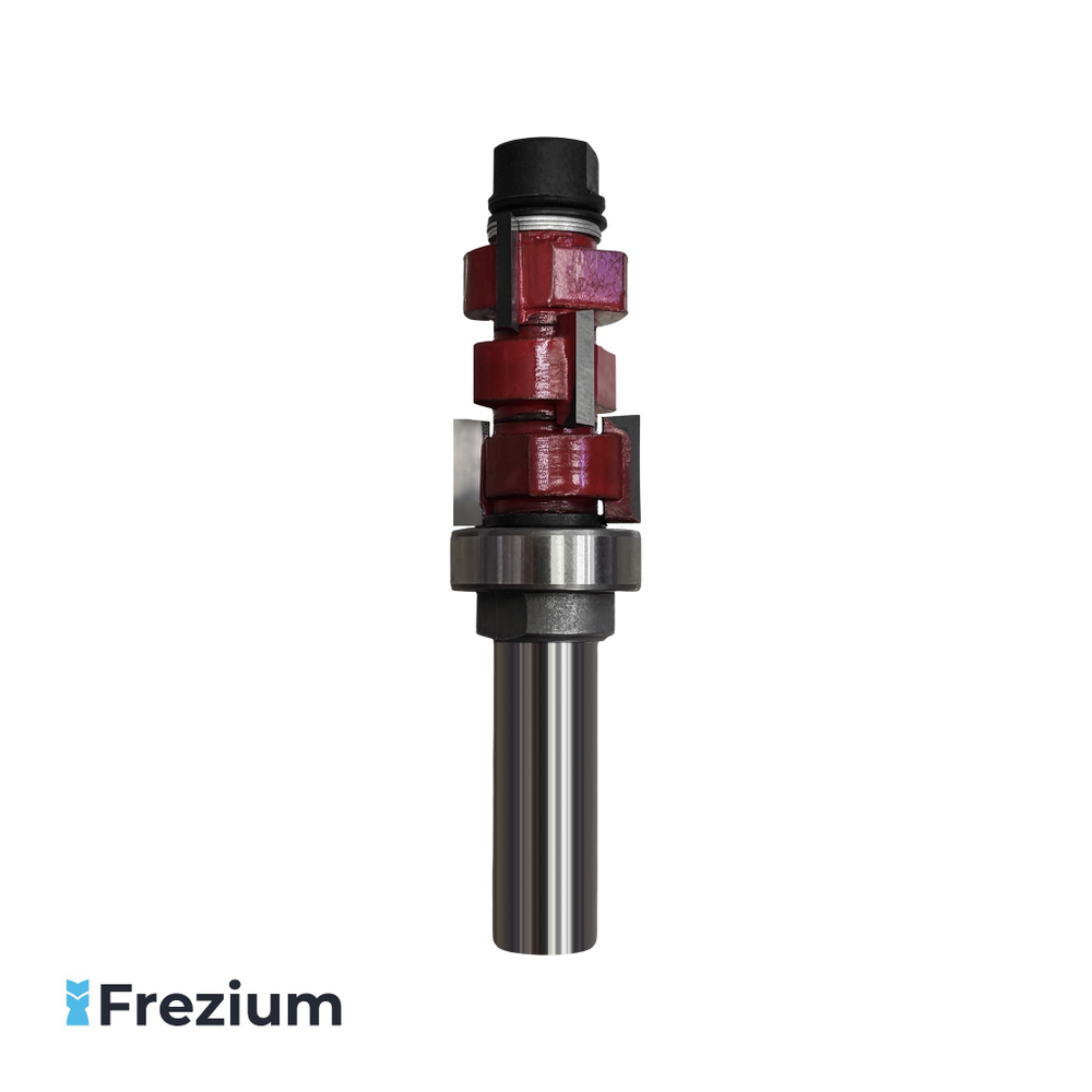 Обгонная фреза-кукуруза разборная с верхним подшипником 22x8x33 мм Обгонная фреза-кукуруза разборная с верхним подшипником 22x8x33 мм