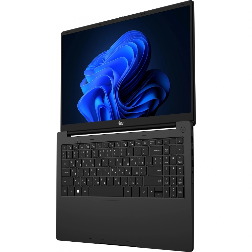 Ноутбук IRU Strato 15ALI Core i3 1215U 8Gb SSD256Gb Intel UHD Graphics 15.6" IPS FHD Win11Pro Multi Language 64 black (2059106)