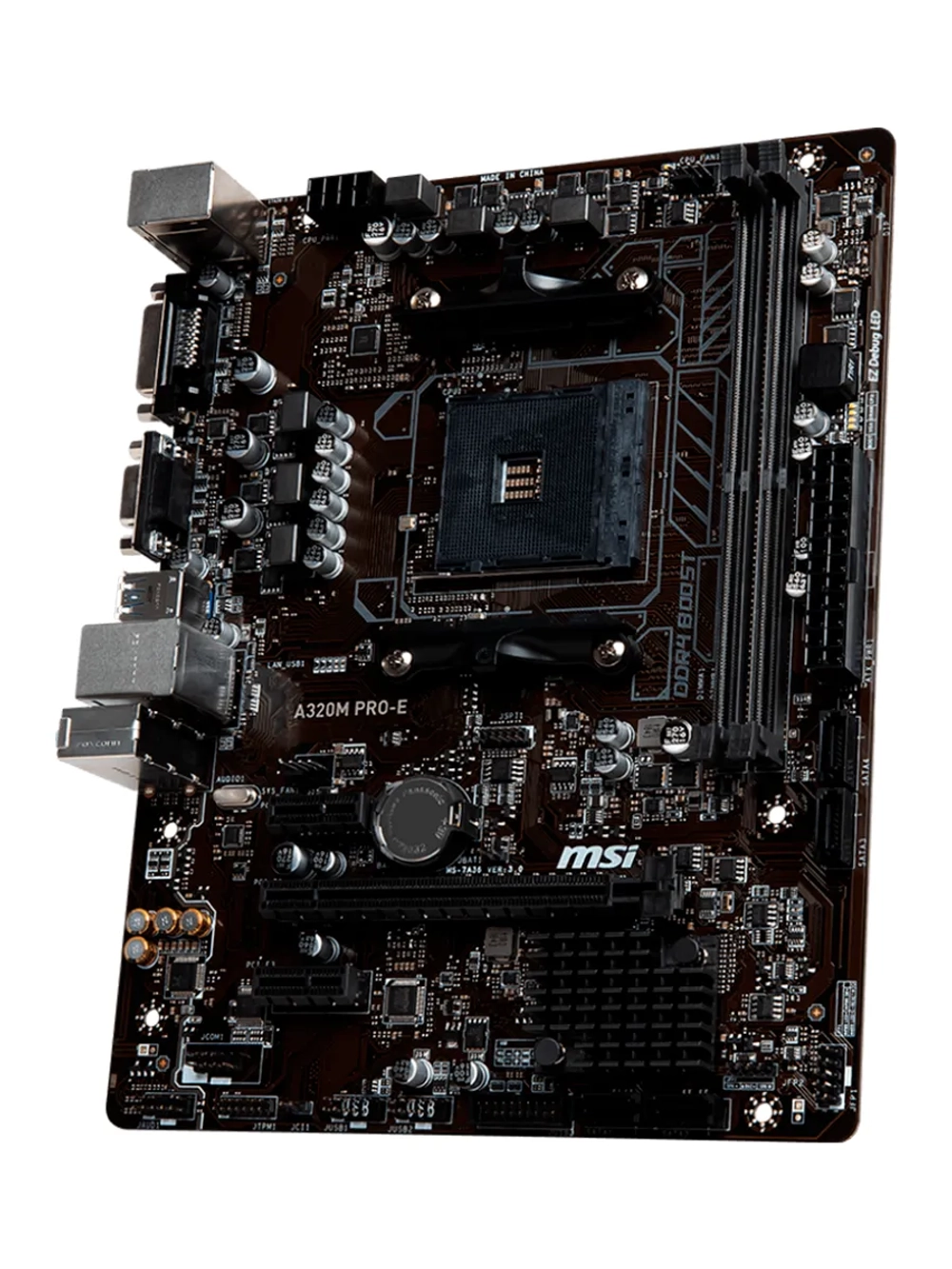 Материнская плата AMD A320M PRO-E AM4 DDR4