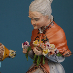 Винтаж: Фарфоровая мануфактура Capodimonte «Молодое поколение»