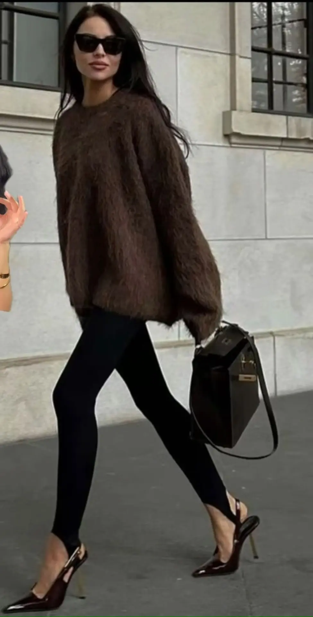 Лосины со штрипками из бифлекса на пятку matte