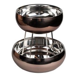 Этажерка 2 яруса d 24/20,8 см h26,4 для подачи Antique нерж. P.L. Proff Cuisine