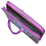 Папка на молнии с ручками ЮНЛАНДИЯ А4, 1 отделение, пластик, ширина 40 мм, "Night dream", 270946