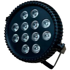 SHOWLIGHT LED SPOT 12x10W  - Прожектор заливного света в плоском корпусе 12x10W  RGBWA, угол 45°, шт