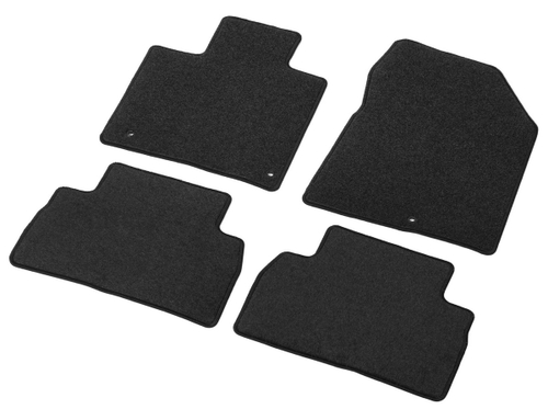 Коврики текстильные в салон автомобиля AutoFlex Standard для Hyundai Santa Fe IV поколение (5 мест) 2018-2021, графит, 4 части, 4230401