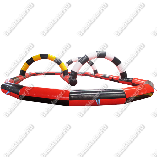Надувная гоночная трасса "Автодром", 12*12*3 м