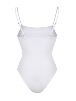 Слитный купальник mira ice white