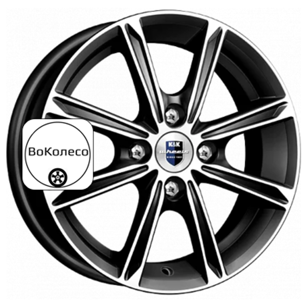 5x14/4x98 ET35 D58,5 Флэш (КС698) Алмаз черный K&K