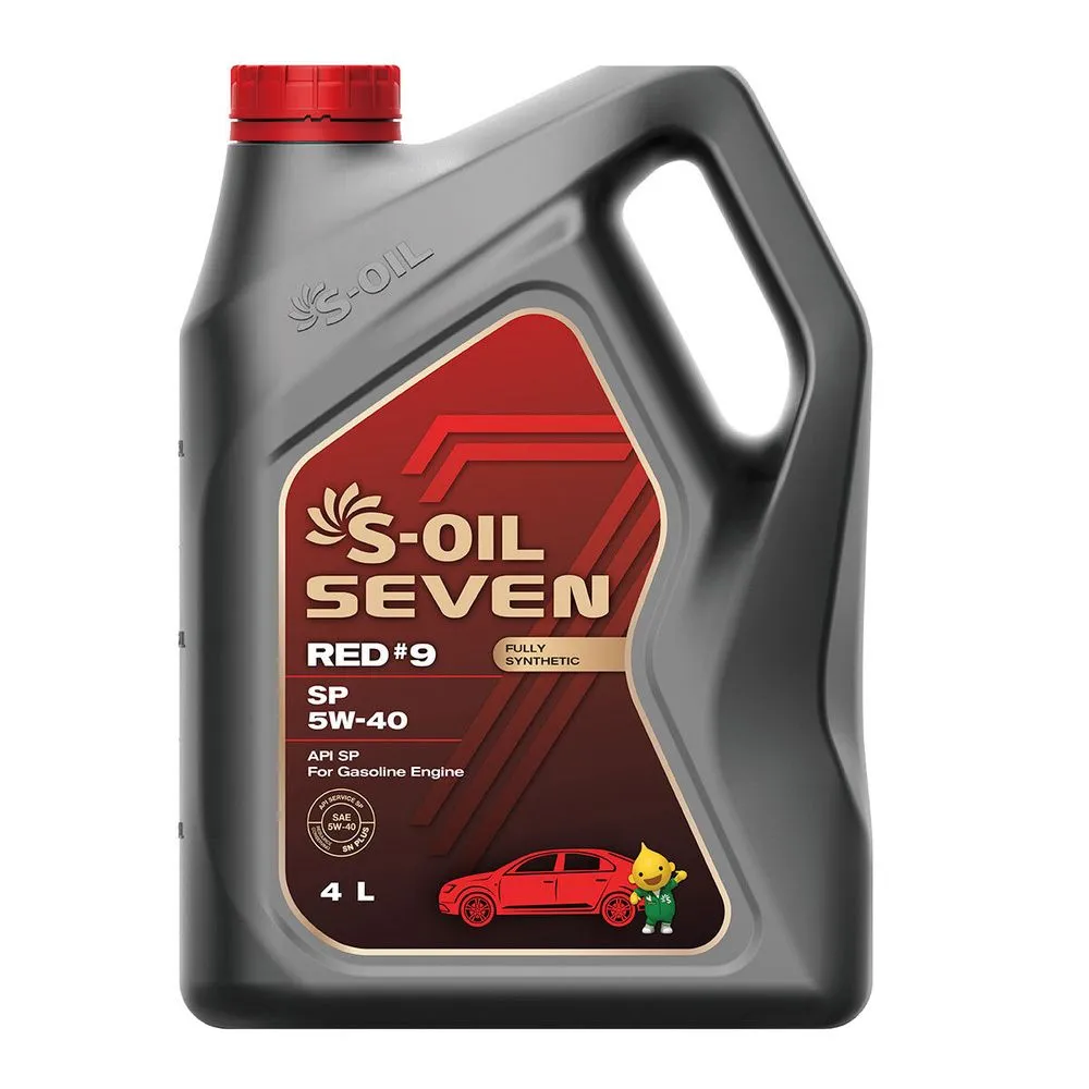 Моторное масло S-Oil Seven Red #9 5W-40 SP, синтетическое, 4 л