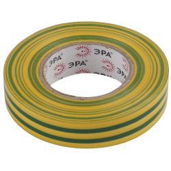 Изолента ЭРА ET1510YG ПВХ 15мм х 10м желто-зеленая