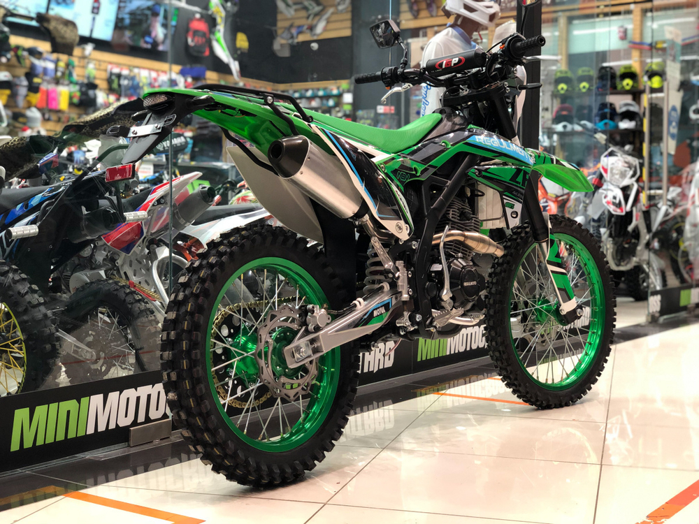 Мотоцикл эндуро Regulmoto ZR 250 2021 г. ПТС Зеленый