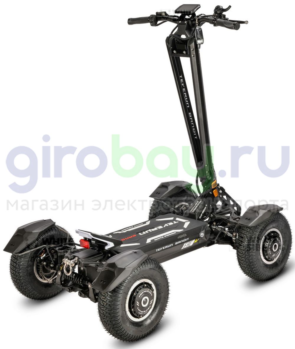 Электросамокат WHITE SIBERIA TEVERUN BANDIT 4x4 7200W 60V/60AH фото №10