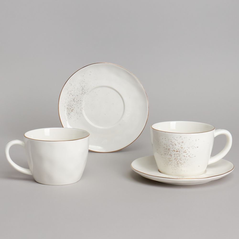 ЧАЙНЫЙ НАБОР BRONCO "GOLD" НА 2 ПЕР. 4 ПР. 350 МЛ