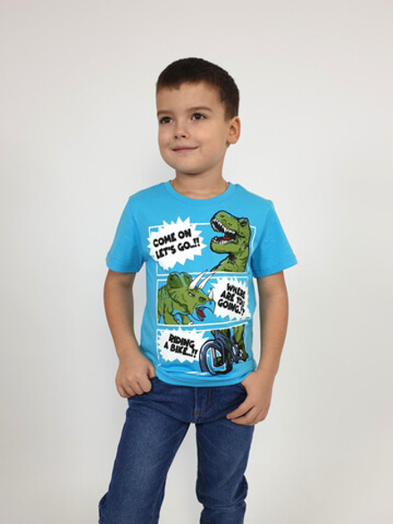 5-136-2 Футболка для мальчика Лунева