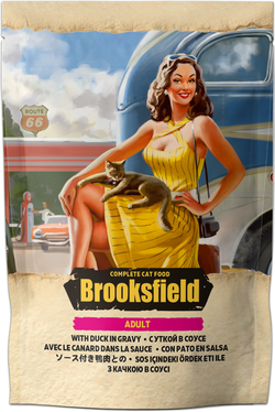 BROOKSFIELD Adult Cat с Уткой в соусе 85г.*22шт.